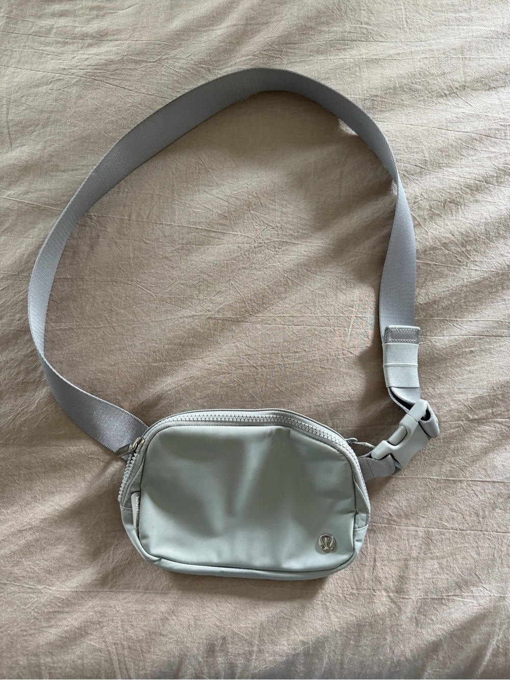lululemon athletica Light Gray Crossbody Belt Bag